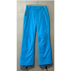 Spyder Snow Pants 6 Women Ski Blue Insulated Windbreaker Softshell Snowboard New